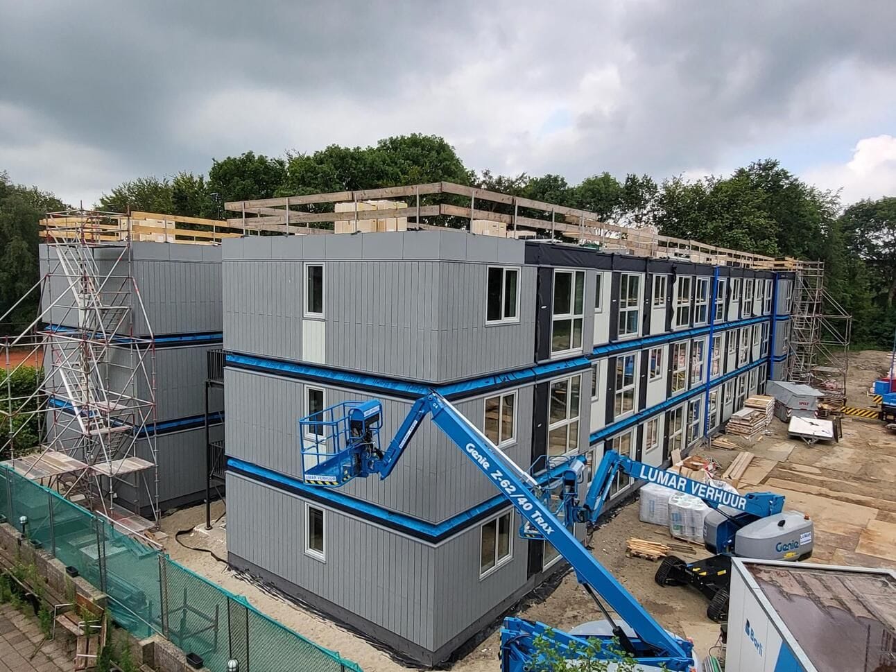 Het project Wonen bij Cas, eerder deze zomer. Foto via Kennemer Wonen