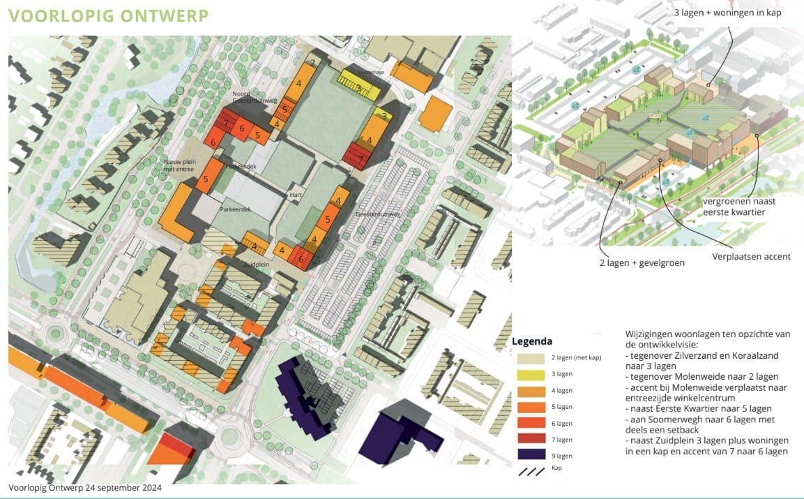 Het voorlopig ontwerp. Afbeelding via Hoorne Vastgoed
