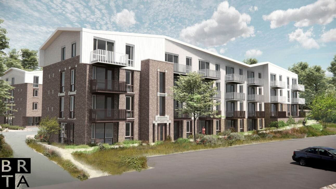 Een eerdere impressie van het beoogde resultaat, afbeelding via Kennemer Wonen