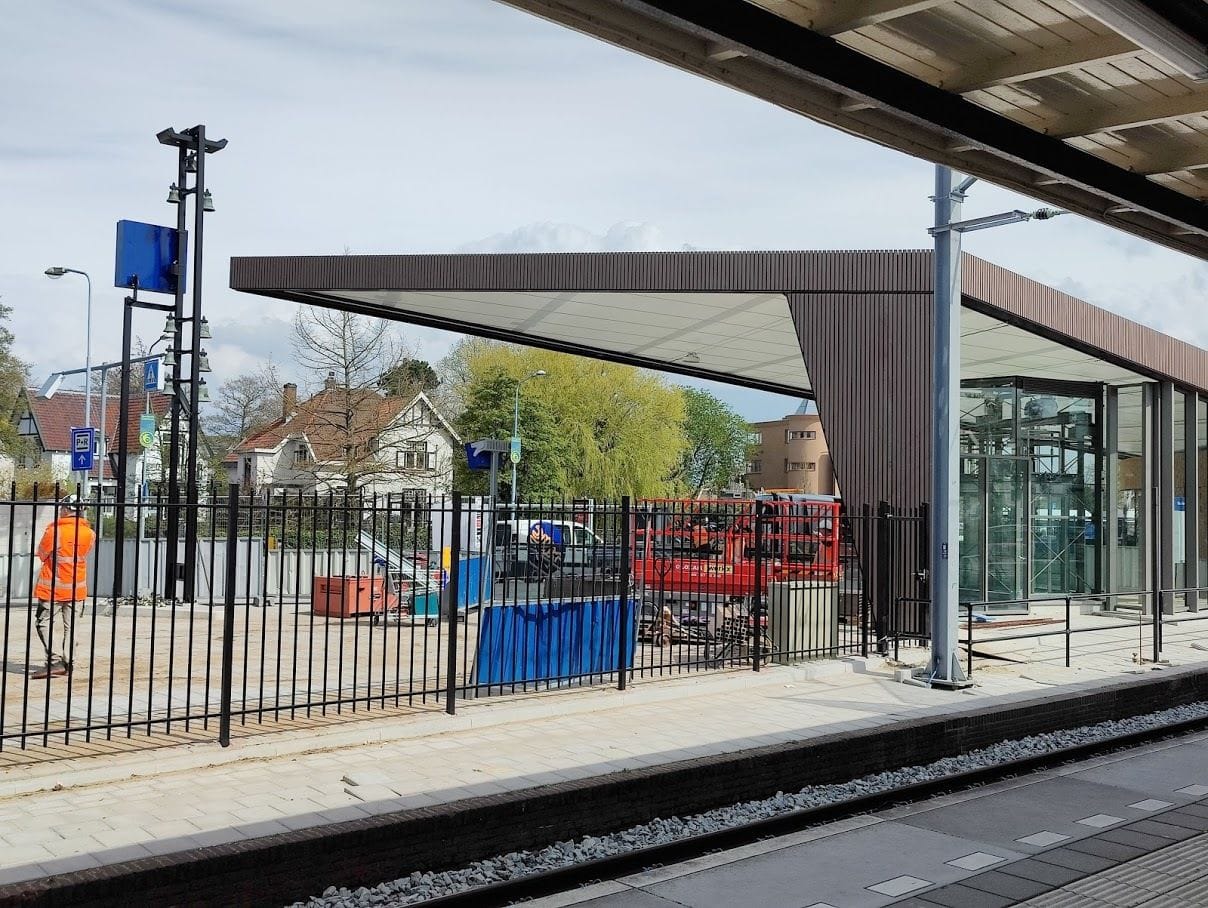 Een archieffoto van station Castricum door Rens Blom / nieuwsuitcastricum.nl