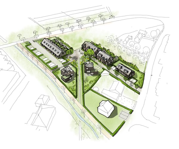 Plan voor 17 woningen aan de Oude Haarlemmerweg en Castricummerwerf, maar geduld is een schone zaak